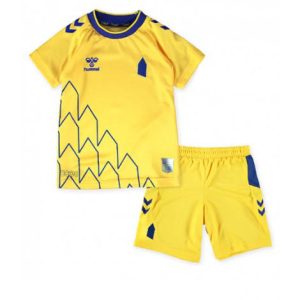 Kids Everton Derde tenue 2022-23 Korte Mouw (+ Korte broeken)