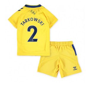 Kids Everton James Tarkowski #2 Derde tenue 2022-23 Korte Mouw (+ Korte broeken)