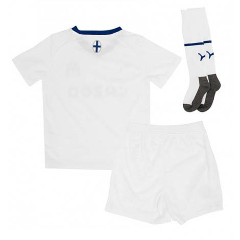 Kids Olympique de Marseille Thuis tenue 2022-23 Korte Mouw (+ Korte broeken)-1