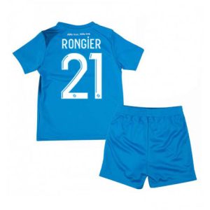 Kids Olympique de Marseille Valentin Rongier #21 Derde tenue 2022-23 Korte Mouw (+ Korte broeken)