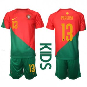 Kids Portugal Danilo Pereira #13 Thuis tenue WK 2022 Korte Mouw (+ Korte broeken)