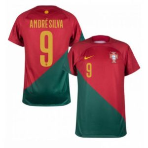 Portugal Andre Silva #9 Thuis tenue Mensen WK 2022 Korte Mouw