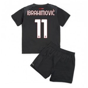 Kids AC Milan Zlatan Ibrahimovic #11 Thuis tenue 2022-23 Korte Mouw (+ Korte broeken)