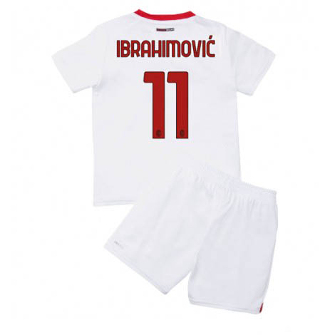 Kids AC Milan Zlatan Ibrahimovic #11 Uit tenue 2022-23 Korte Mouw (+ Korte broeken)